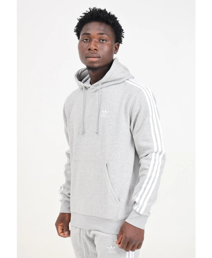 

Классический свитер с капюшоном с тремя полосками Adidas Originals, серый