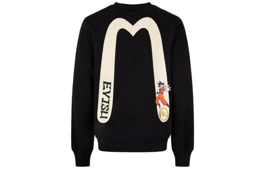 

X Dragon Ball Z Co-Branded Толстовка мужская черная Evisu, черный