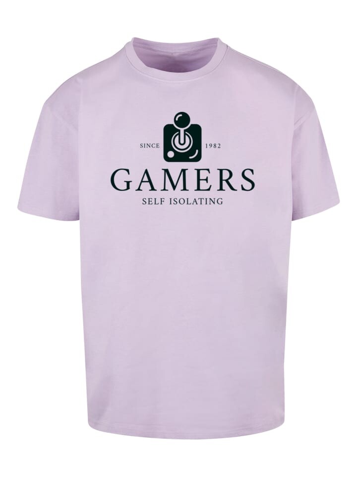

Футболка F4NT4STIC Gamers Self Isolating Retro Gaming SEVENSQUARED, цвет lilac