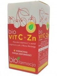

BioVIT C + Zn - Натуральный витамин С и цинк, 14 пакетиков Biofarmacja