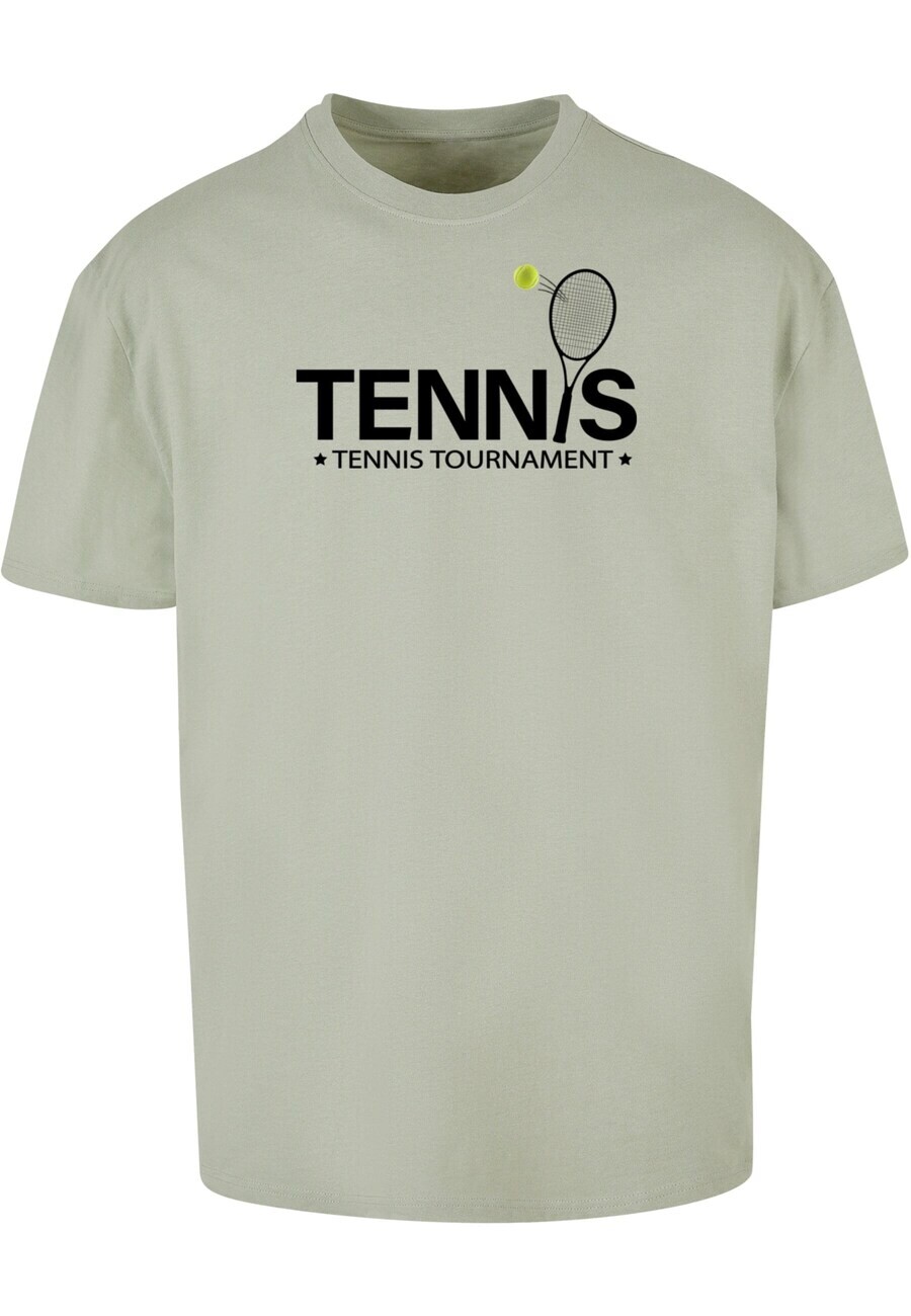 

Футболка Merchcode TENNIS RACKET, цвет Pastel Green