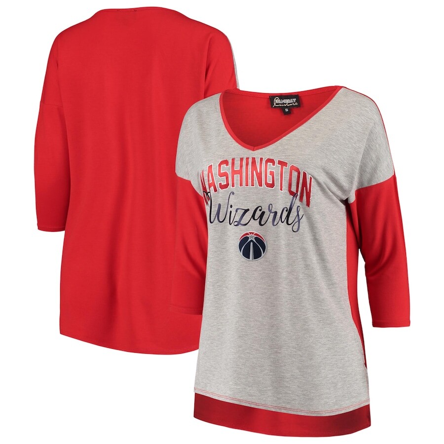 

Футболка с длинным рукавом Gameday Couture Washington Wizards, серый