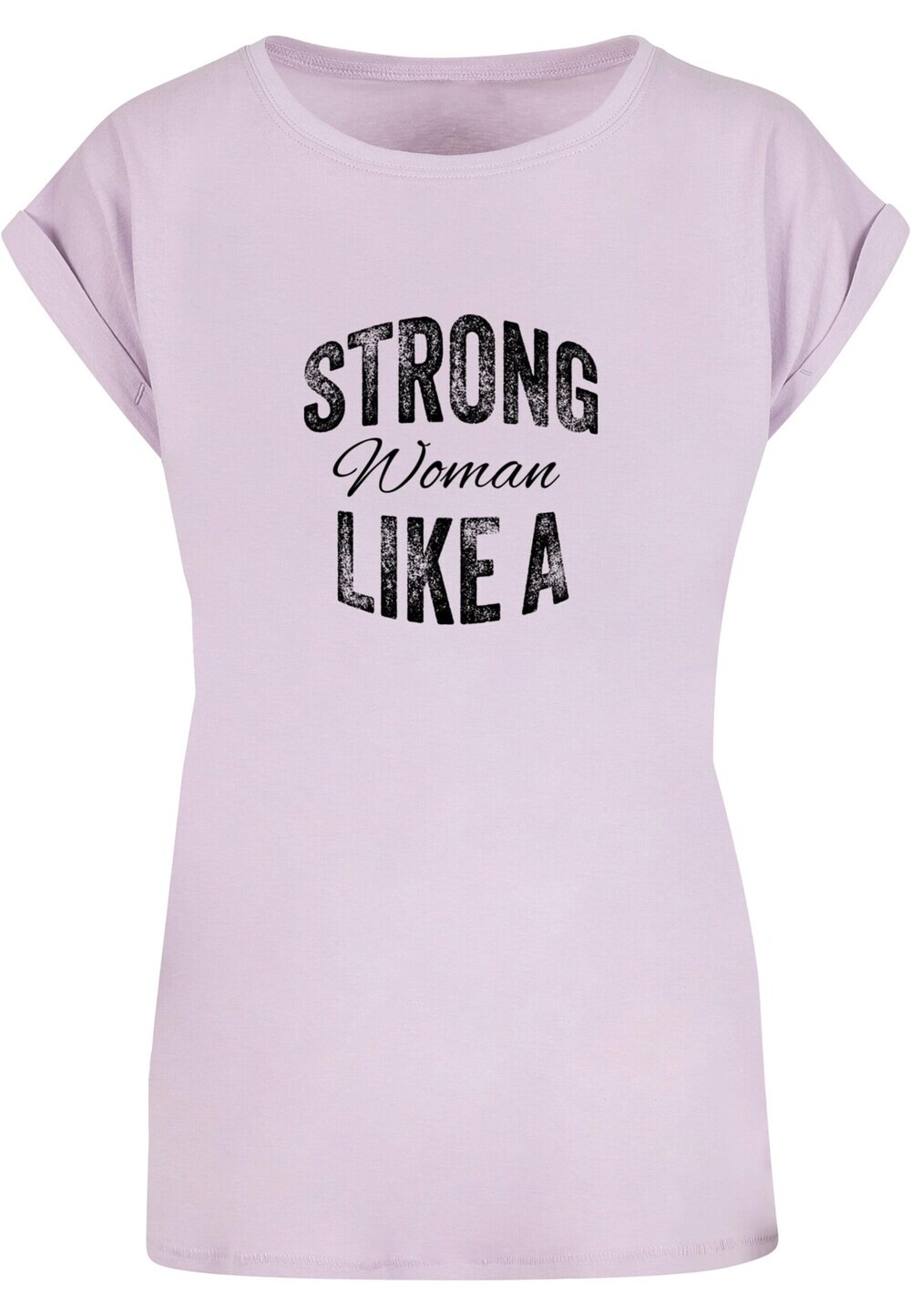 

Рубашка Merchcode WD - Strong Like A Woman, лаванда