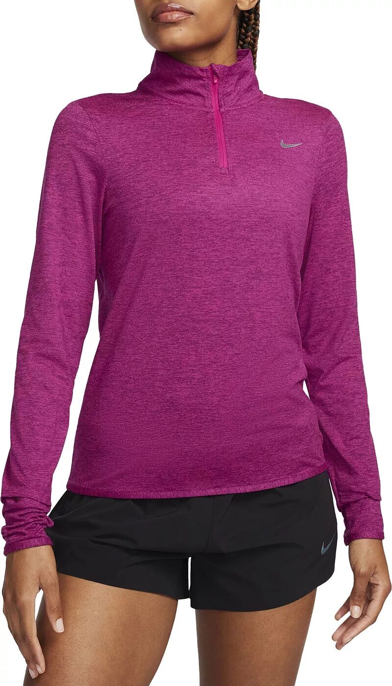 

Женская беговая футболка Nike Dri-FIT Swift Element UV с молнией 1/4