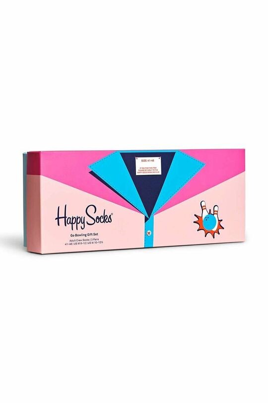 

Носки Go Bowlings, 4 пары штук Happy Socks, мультиколор