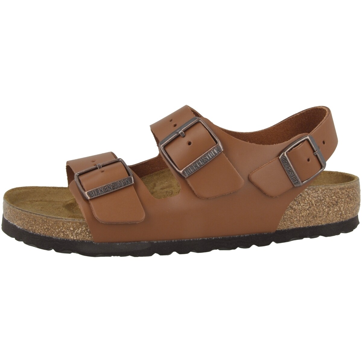 

Сандалии Birkenstock Milano geöltes Nubukleder normal, коричневый