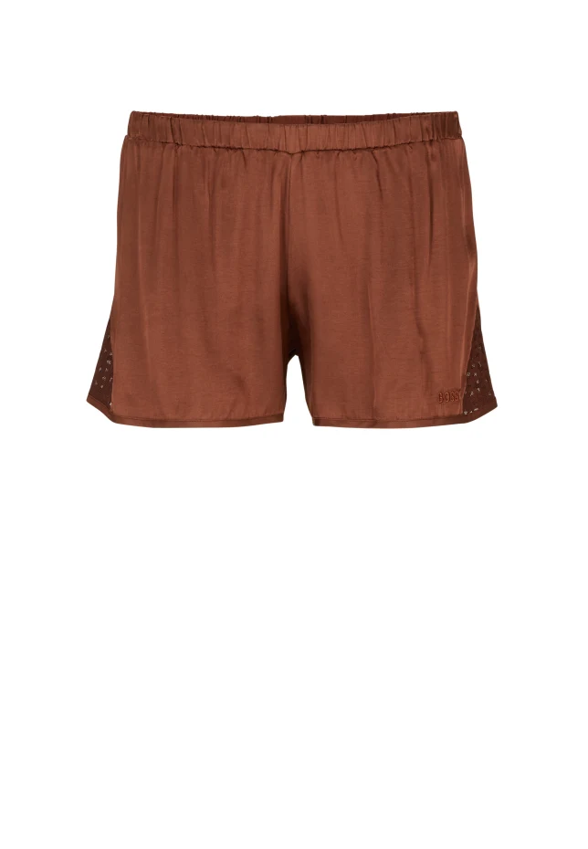 

Низ пижамы feminine_shorts Boss, коричневый