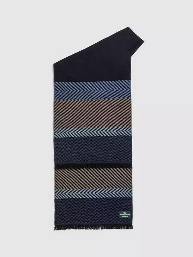 

Шарф Rodd & Gunn Danieals Terrace Virgin Wool, цвет sea/multi