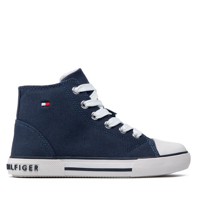 

Кроссовки Tommy Hilfiger High Top Lace-Up Sneaker T3X4-32209-0890 M Blue 800, темно-синий