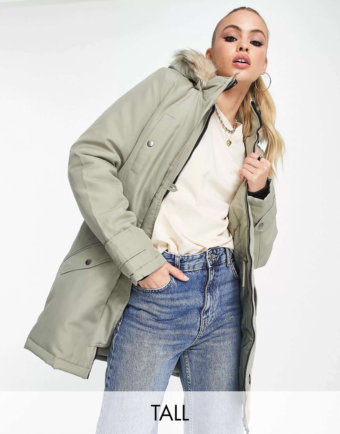 

Высокая парка Vero Moda Stone Vero Moda