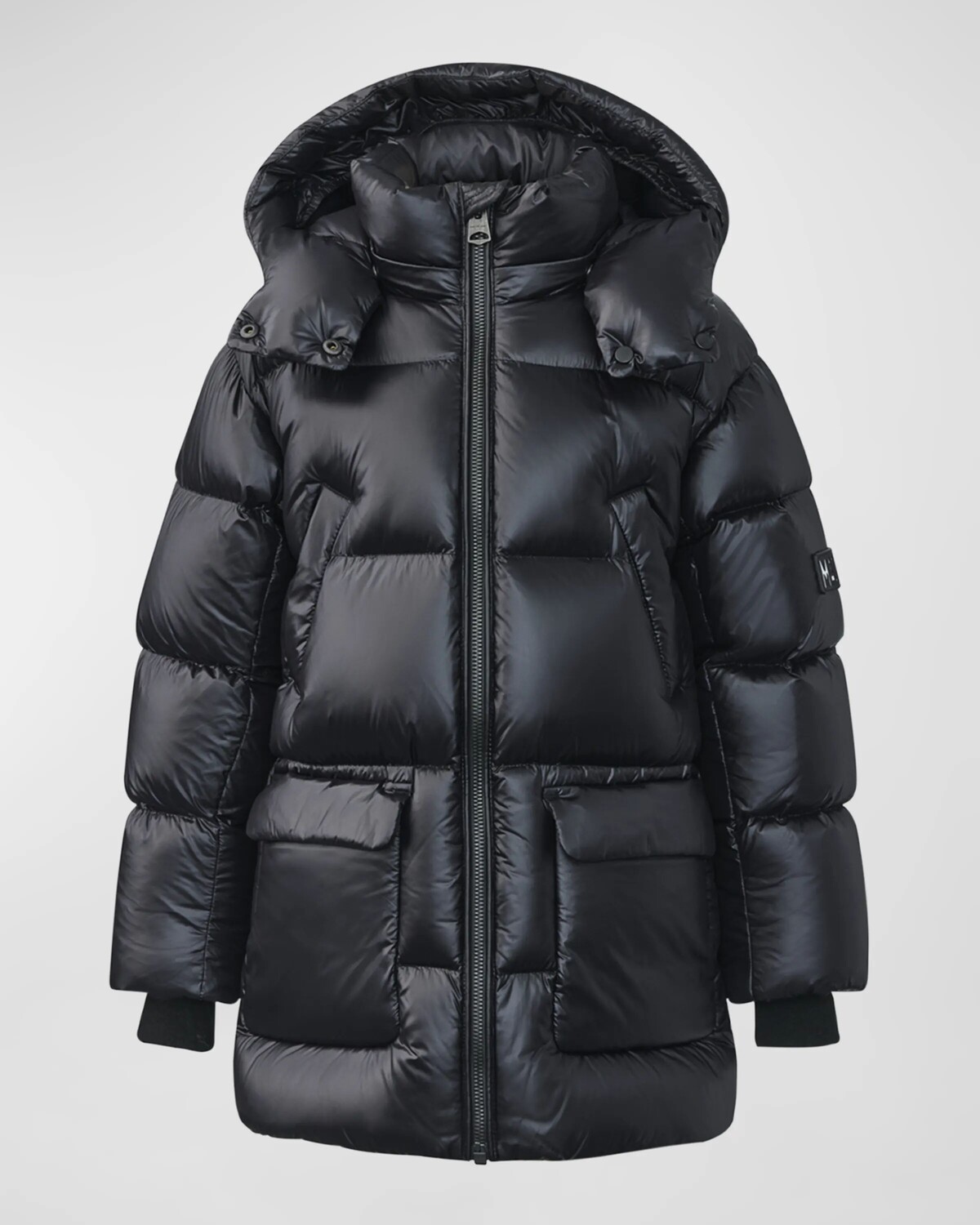 

Детская парка с капюшоном Kennie Puffer, размер 2–6 Mackage, цвет Black