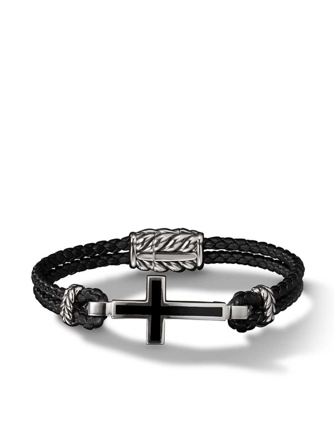 

Браслет Exotic Stone Cross с ониксом David Yurman, черный