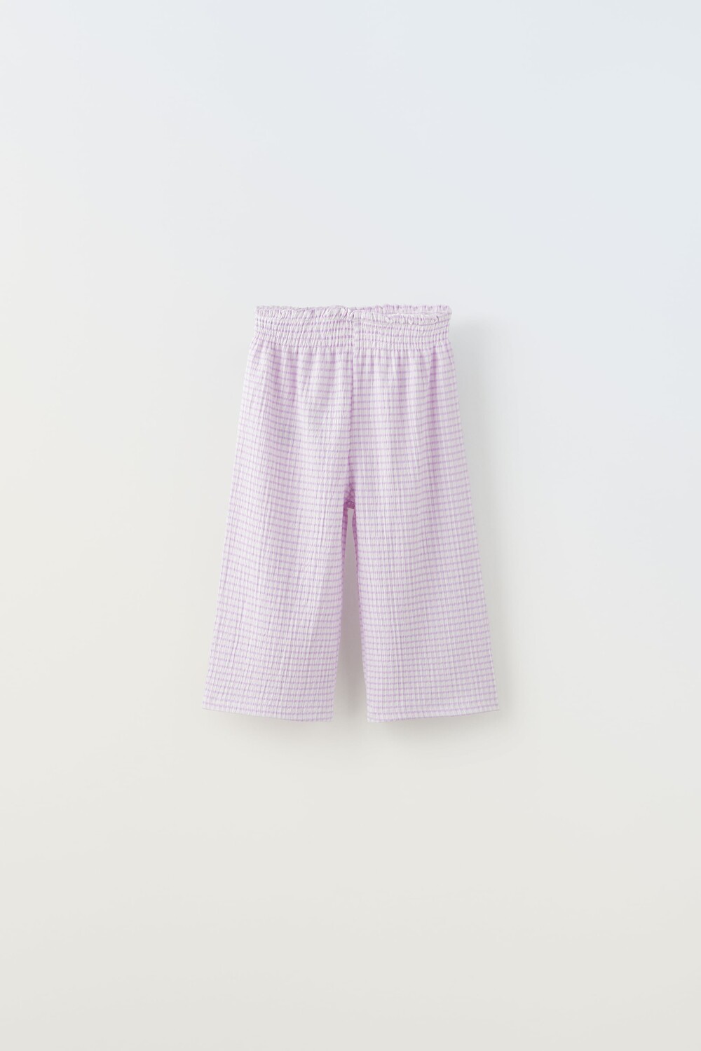 

Брюки из текстурированной шинты Zara, лиловый