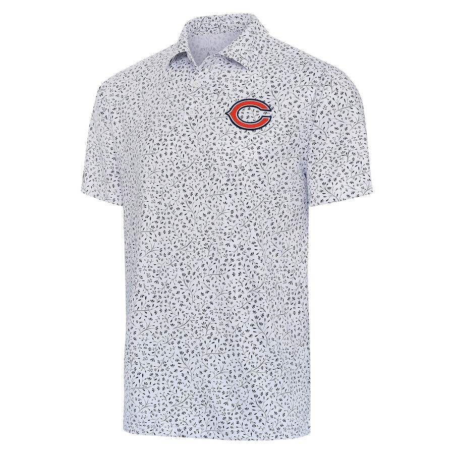 

Поло с коротким рукавом Antigua Chicago Bears, белый