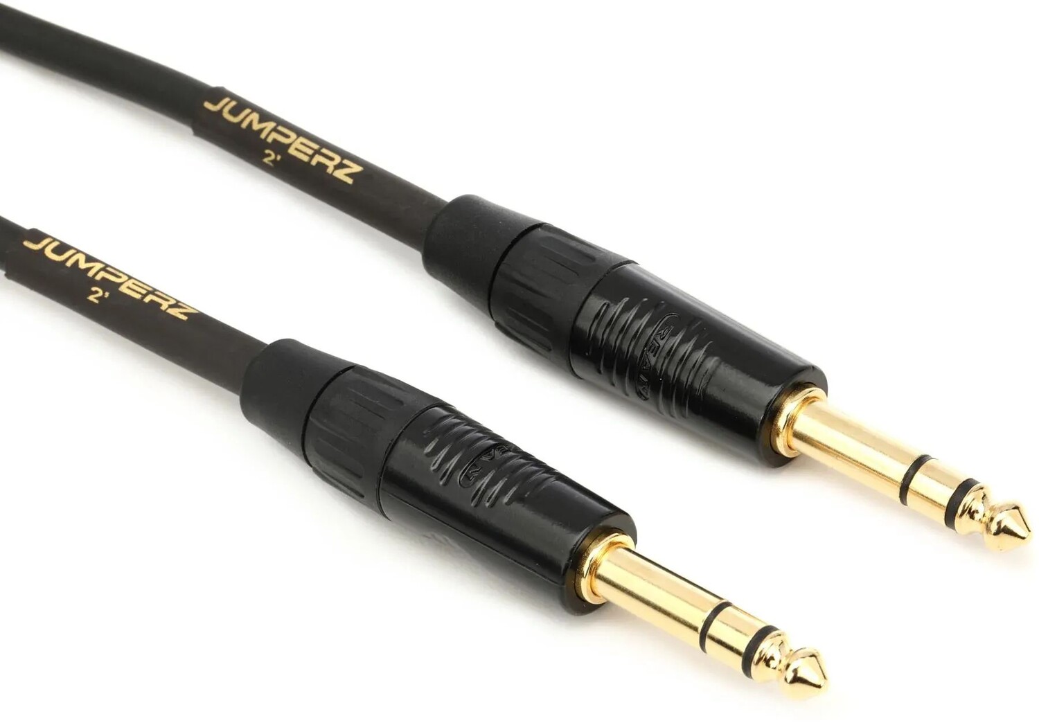 

JUMPERZ JG2TRS-2 Золотистый соединительный кабель TRS-TRS — 2 фута