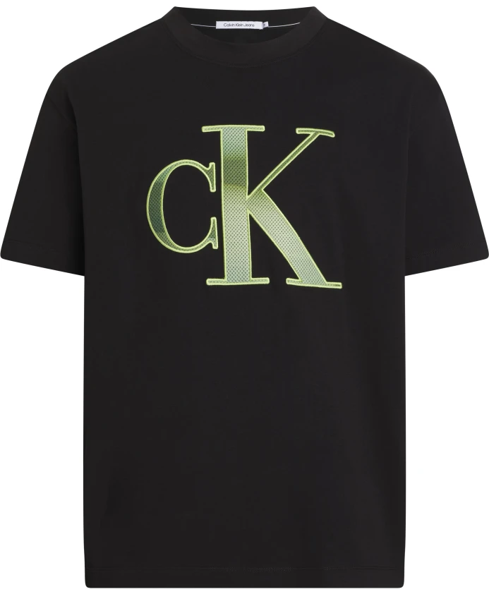 

Футболка с монограммой Calvin Klein, черный