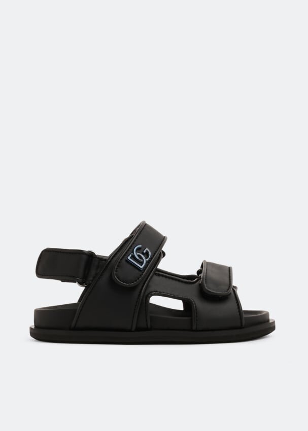 

Сандалии Dolce&Gabbana DG Logo, черный