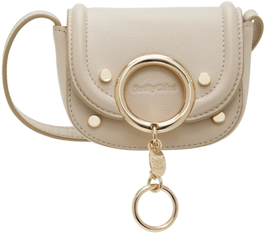

Бежевый Micro Mara Bag Cement See by Chloe