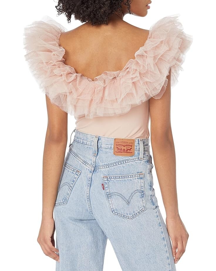 

Боди Free People Big Love Bodysuit, цвет Dusty Pink