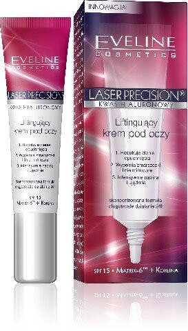 

Eveline Cosmetics, Laser Precision, крем-лифтинг для глаз, 15 мл