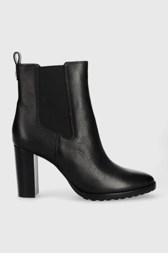 

Кожаные ботильоны Mylah Lauren Ralph Lauren, черный