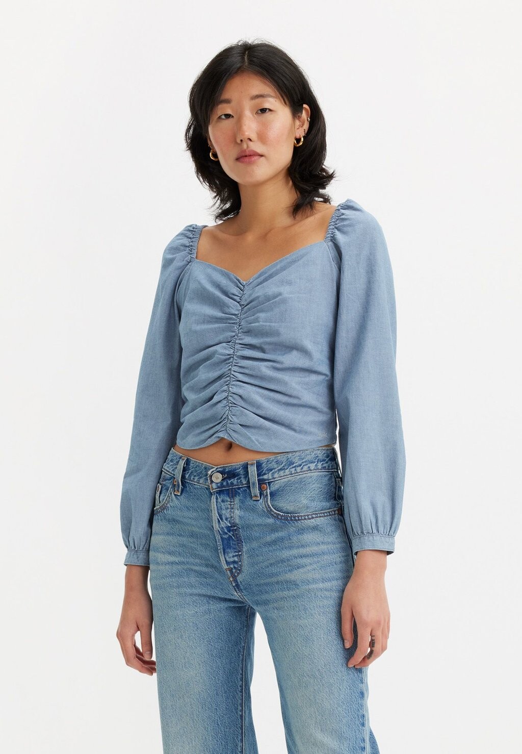 

Блузка LIVIE Levi's, синий деним