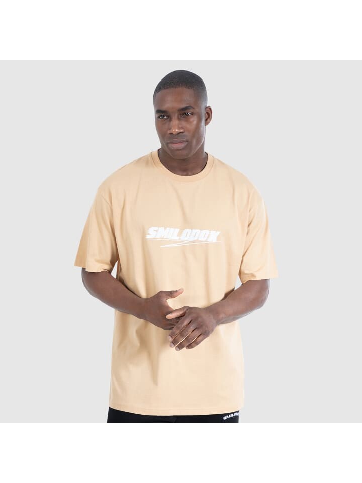 

Спортивная футболка SMILODOX Oversized Blake, цвет cappuccino