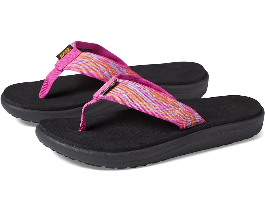 

Сандалии Teva Voya Flip, цвет Waves Rose Violet