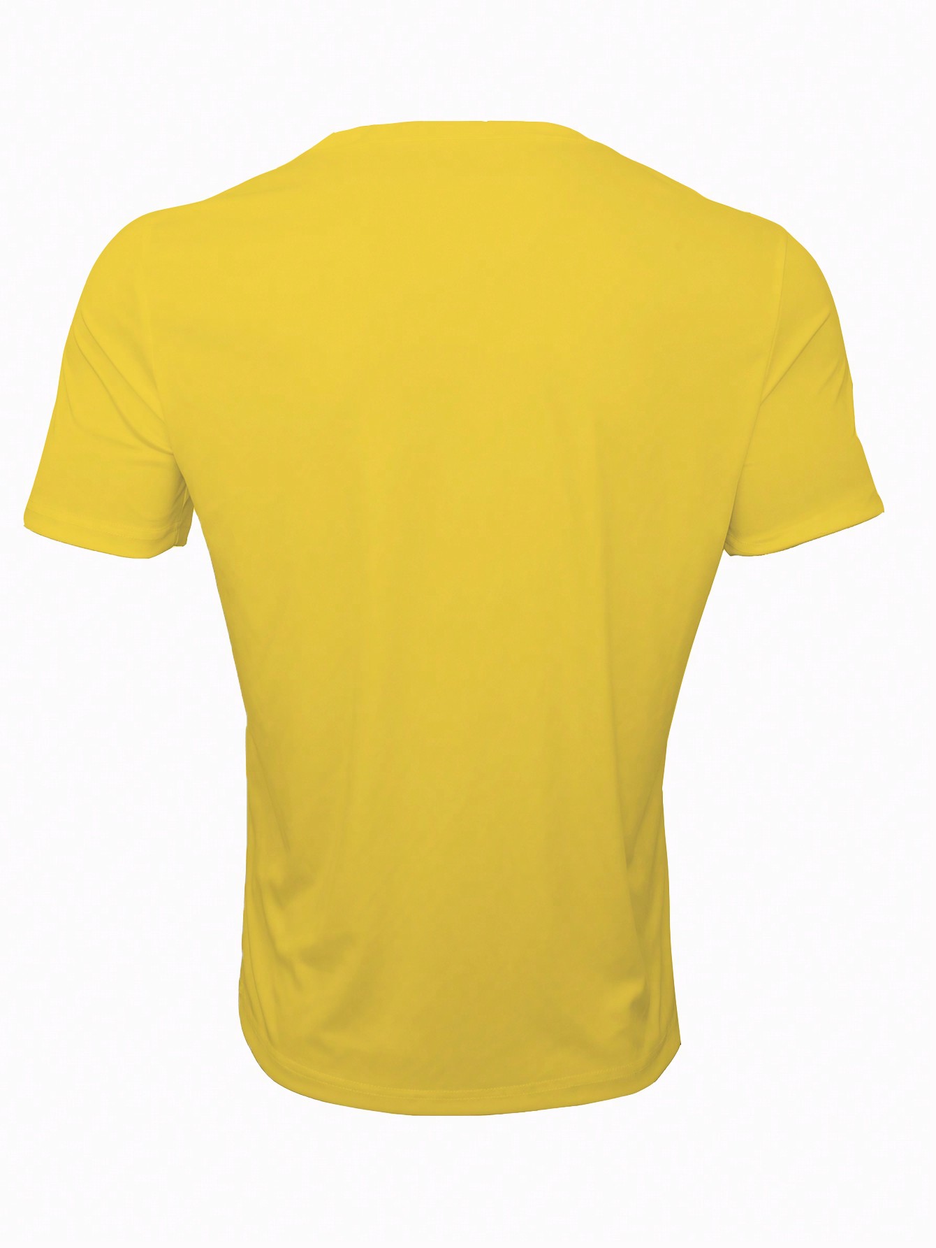 Мужская повседневная футболка с коротким рукавом и принтом Луны, желтый