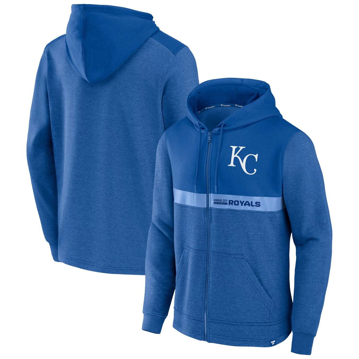 

Мужская толстовка с молнией во всю длину Fanatics Royal Kansas City Royals Ultimate Champion