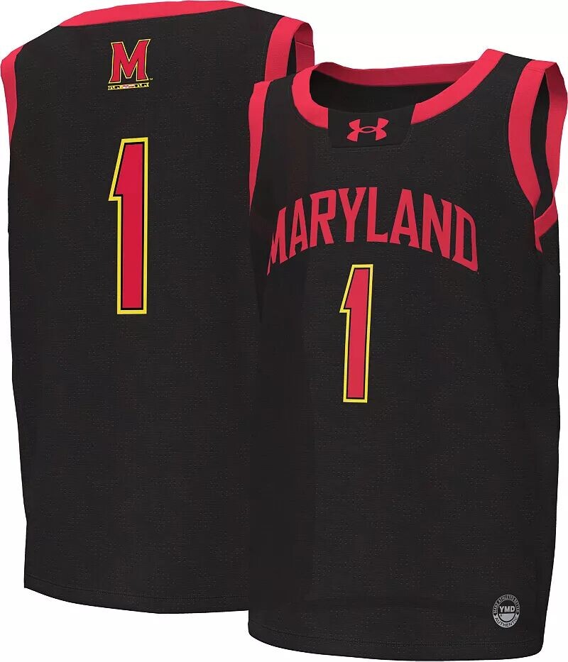 

Черная копия баскетбольной майки Under Armour Youth Maryland Terrapins #1
