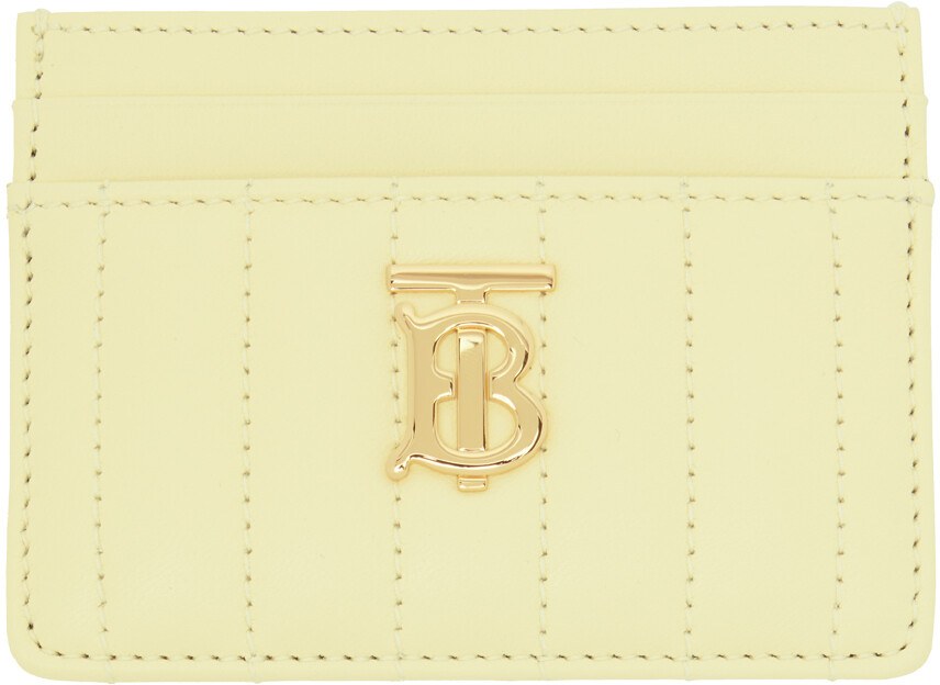 

Желтая визитница Лола Burberry