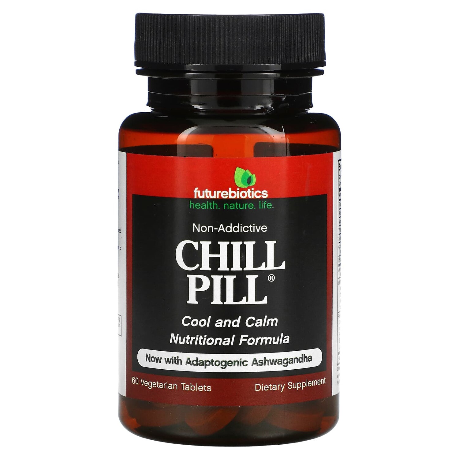 

Chill Pill, 60 вегетарианских таблеток, Futurebiotics