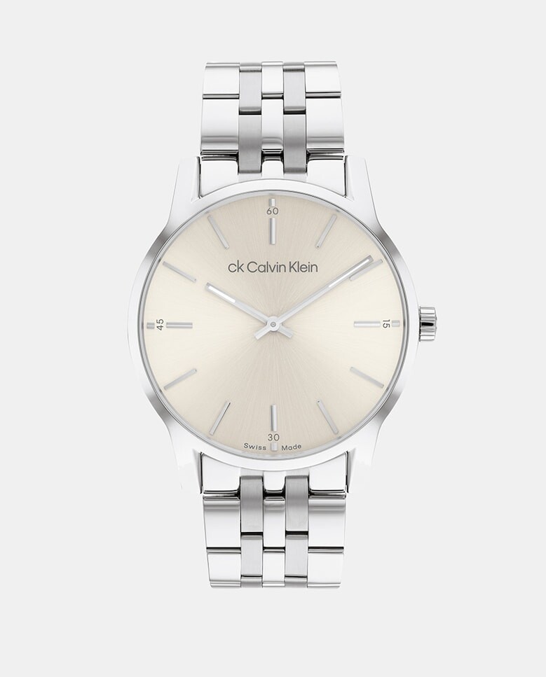 

Мужские часы из стали Swiss Made 25000009 Calvin Klein, серебро