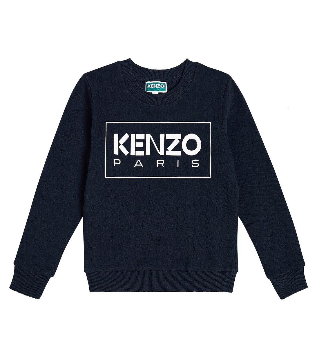 

Толстовка из хлопка с логотипом Kenzo, синий
