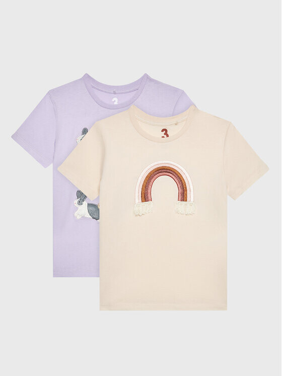

Комплект из 2 футболок стандартного кроя Cotton On Kids, мультиколор