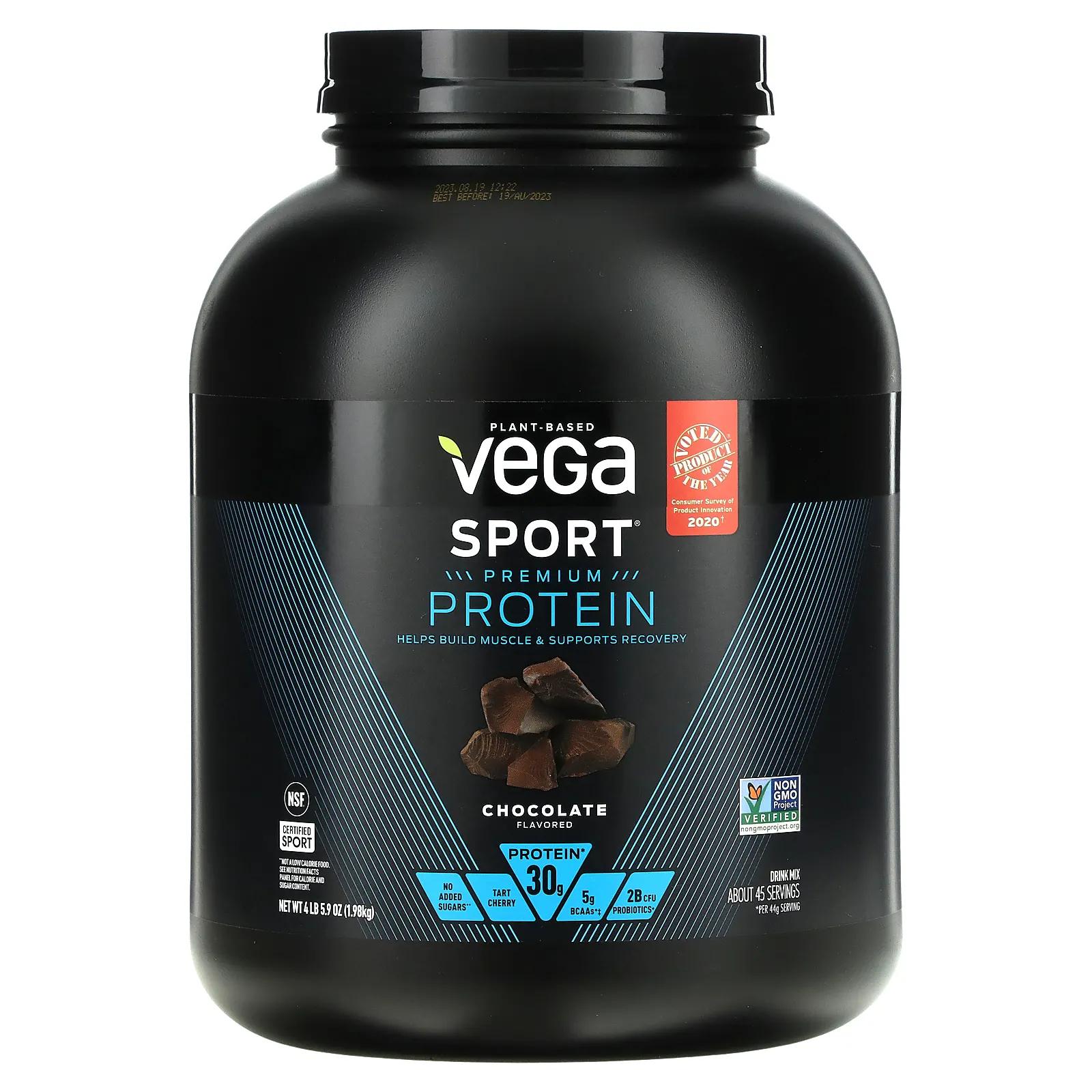 Vega Sport Premium Protein Chocolate 4 lb (5.9 oz) vega с акб