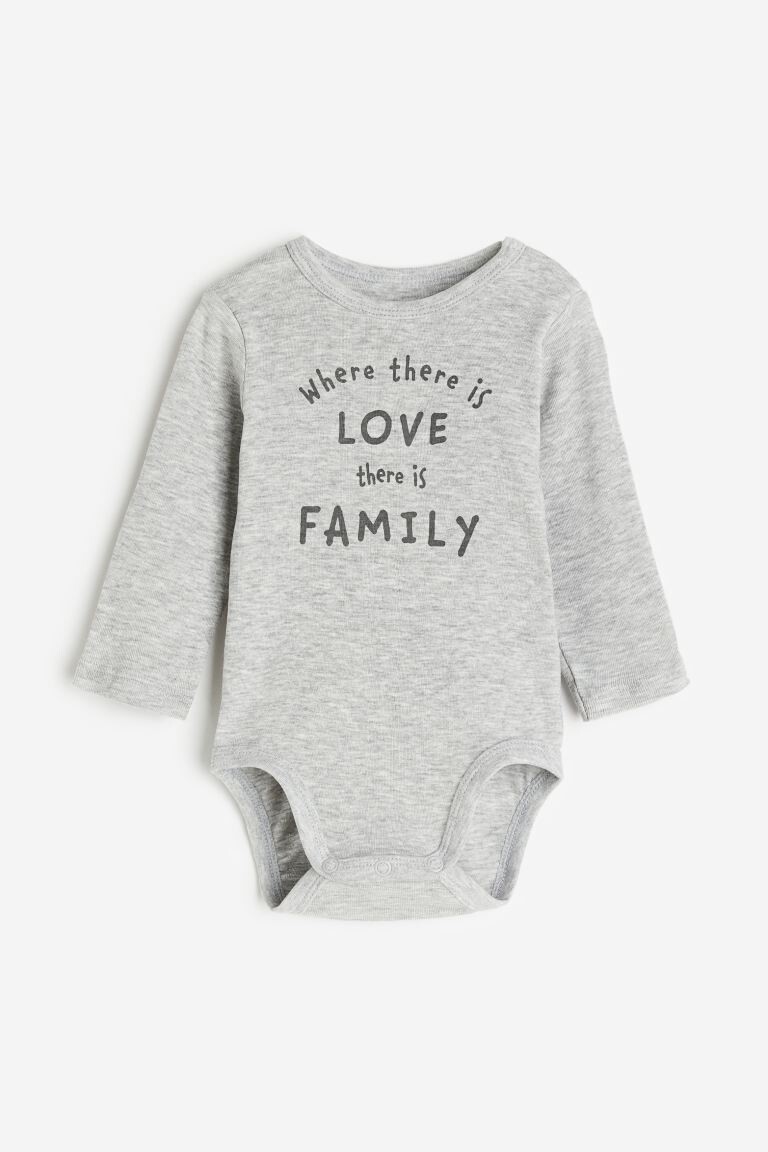 

Боди с длинными рукавами H&M