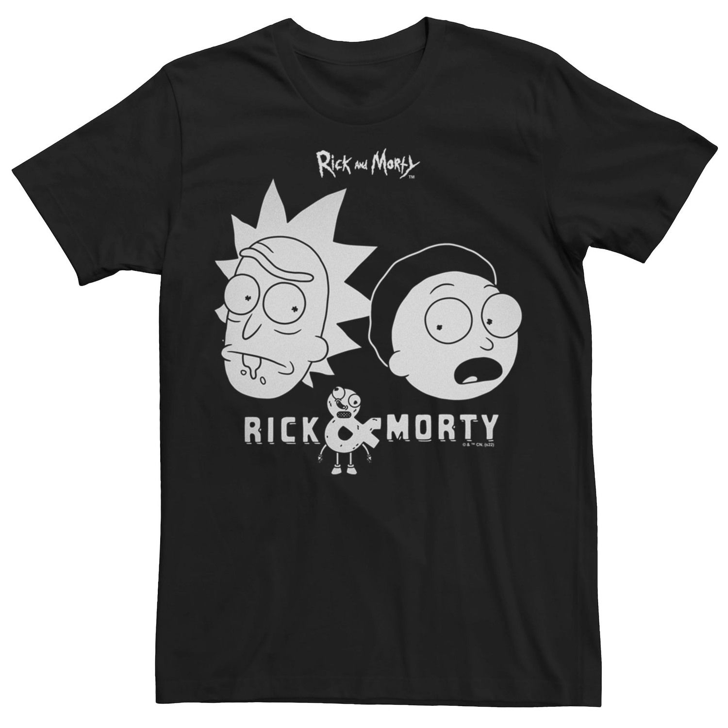 Мужская футболка с логотипом Rick And Morty Licensed Character