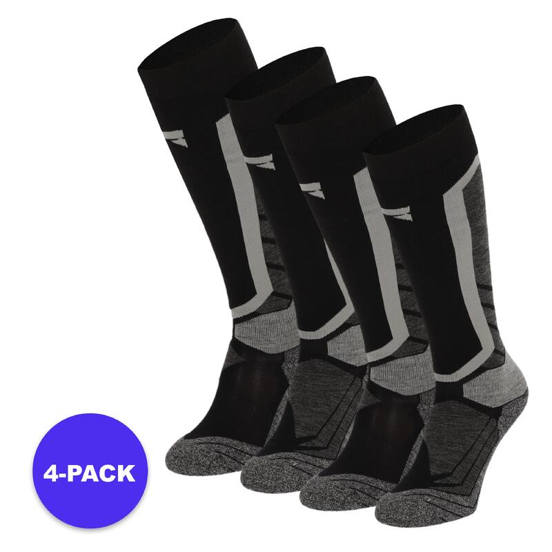 Носки для сноуборда Xtreme, черные, 4 пары унисекс обвязки для сноуборда xcman унисекс