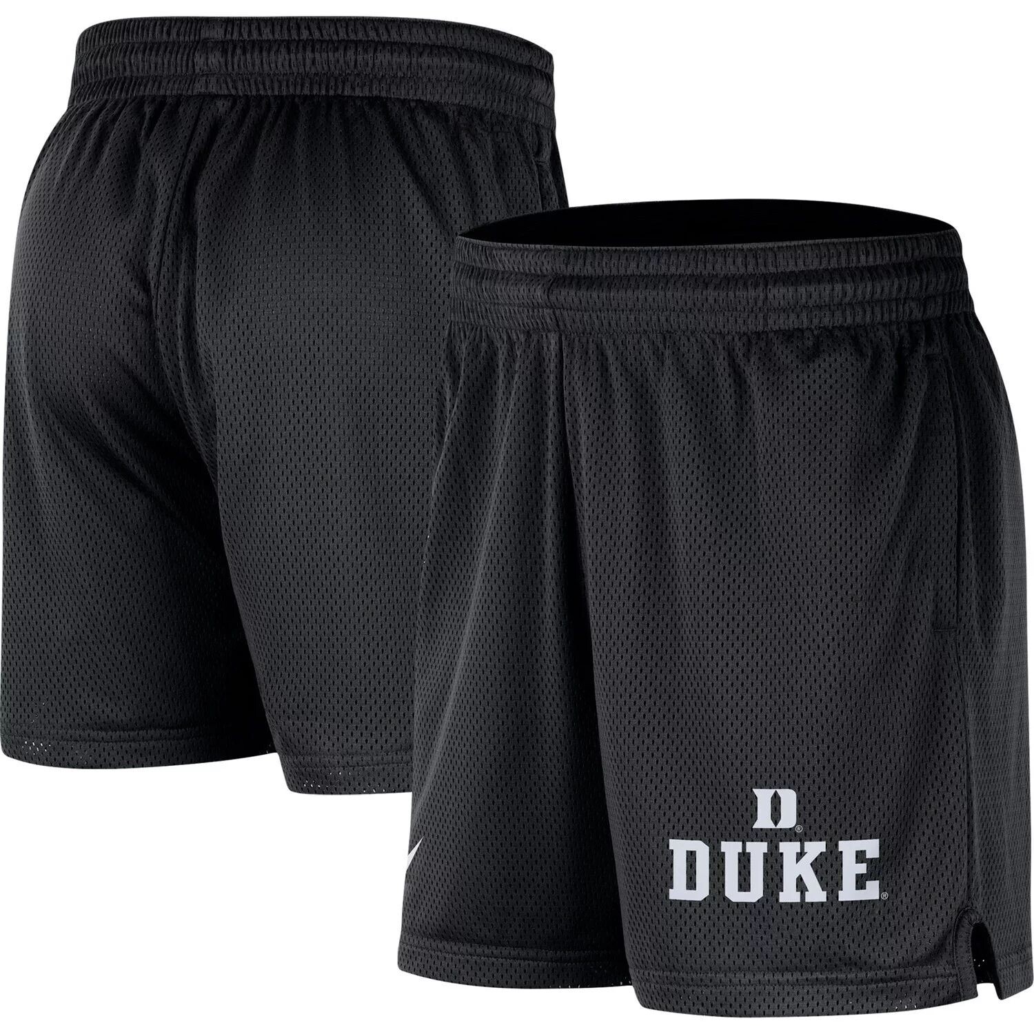 

Мужские черные спортивные шорты Duke Blue Devils в сетку Nike