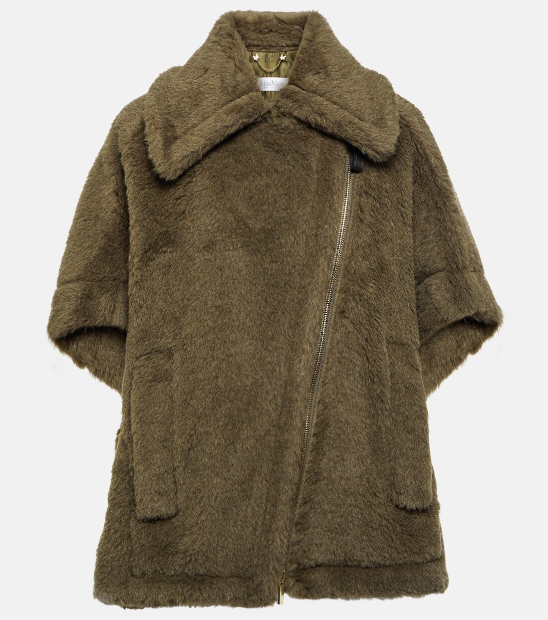 

Накидка manto из альпаки Max Mara, зеленый