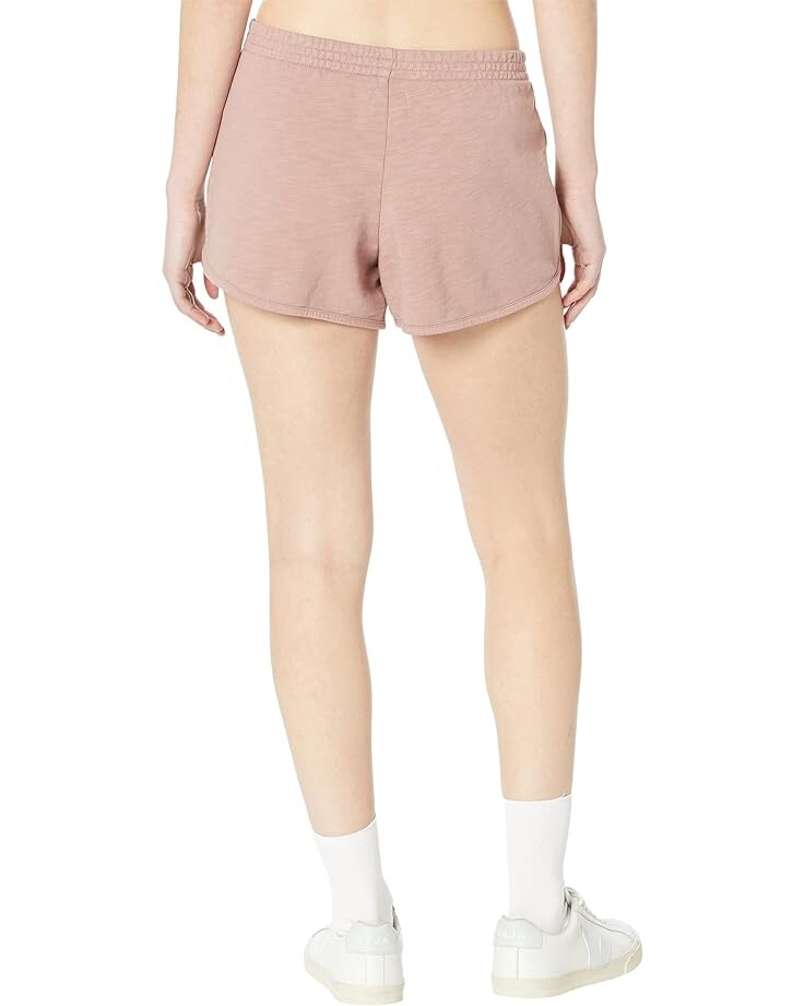 Шорты Madewell MWL Curved-Hem Sweatshorts, цвет Mauve Shadow