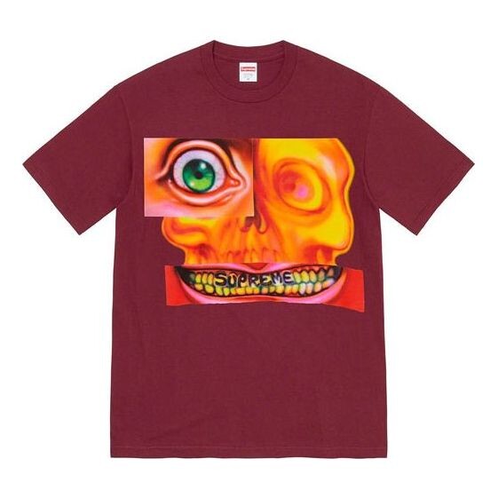 

Футболка Supreme FW21 Week 7 Face Tee Round Neck Printing Short Sleeve Unisex Black, черный