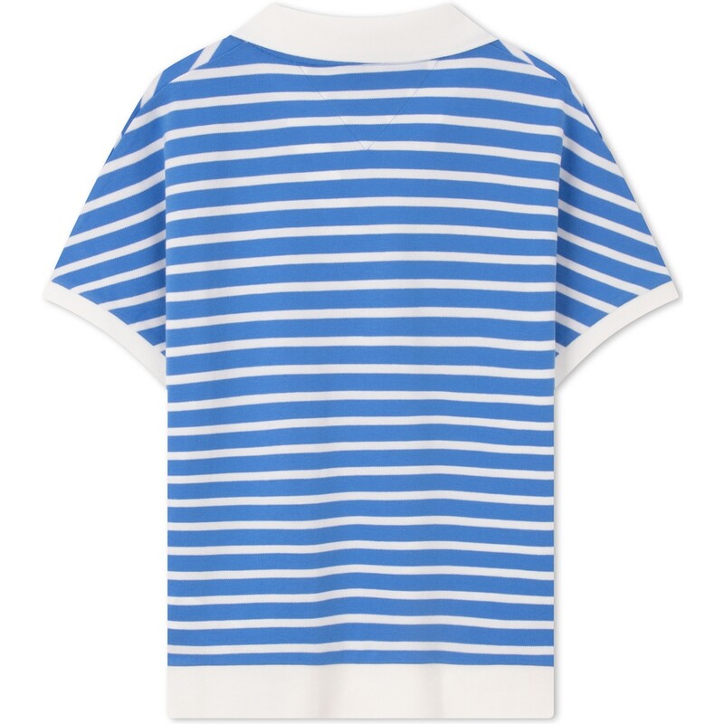 

Женская рубашка-поло Tommy Hilfiger, цвет Blue & White Stripe 04L
