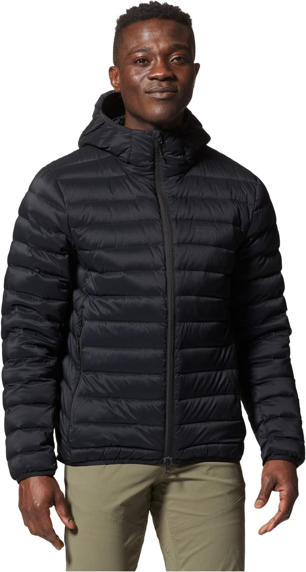 Куртка Deloro Down Full Zip Hoodie Mountain Hardwear, черный