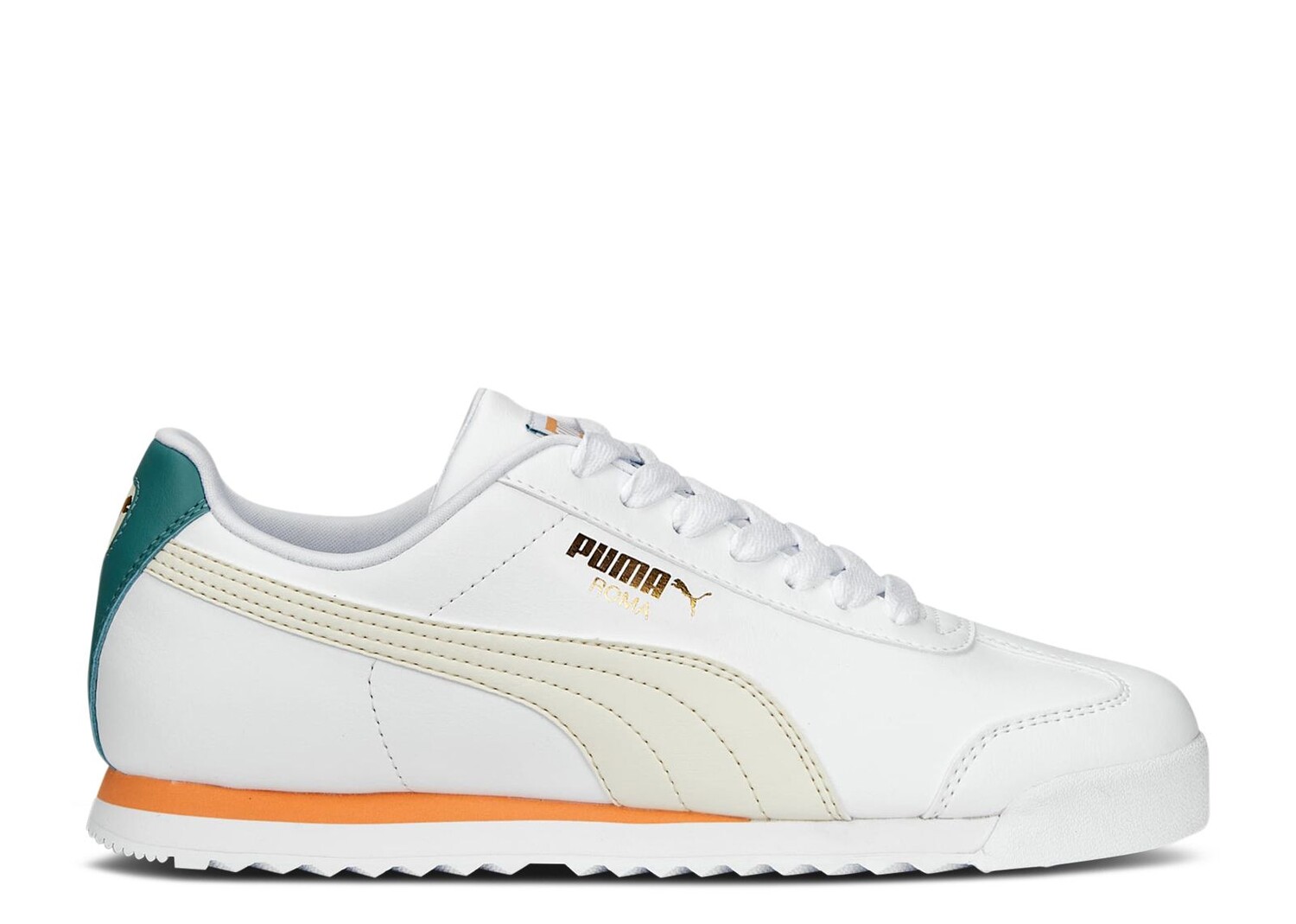 

Кроссовки Puma Roma Basic Plus 'Pristine Orange Peach', белый, Серый