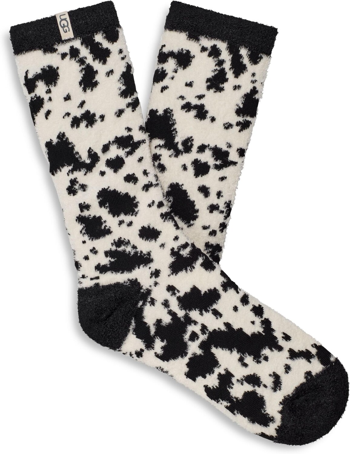 

Носки Leslie с рисунком Crew UGG, цвет Black/White Gazella