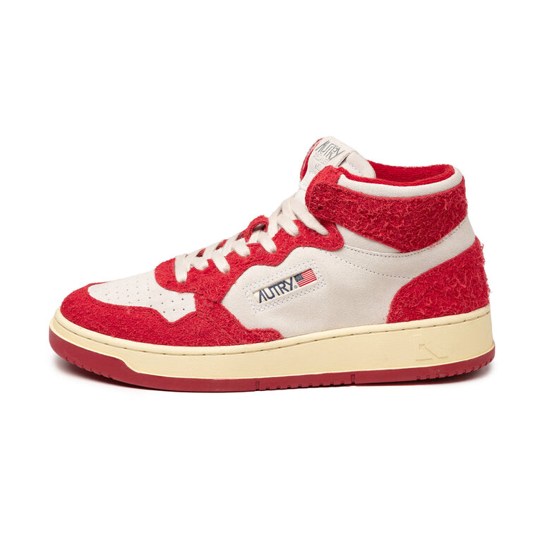 

Кроссовки Medalist Mid *Suede / Long Suede* Autry, красный