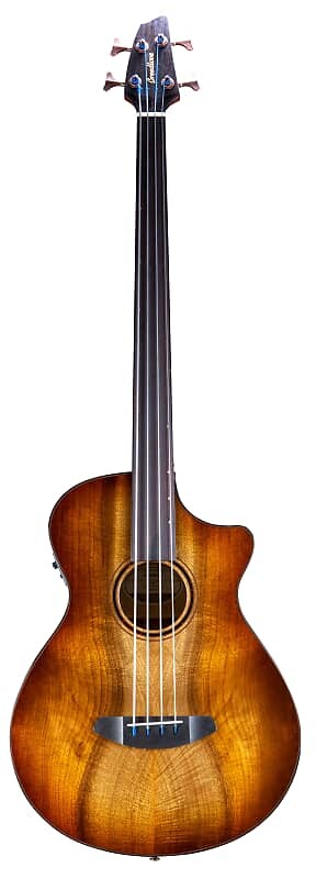 

Басс гитара Breedlove ECO Pursuit Exotic S Concerto CE A/E Bass Guitar - Amber Myrtlewood